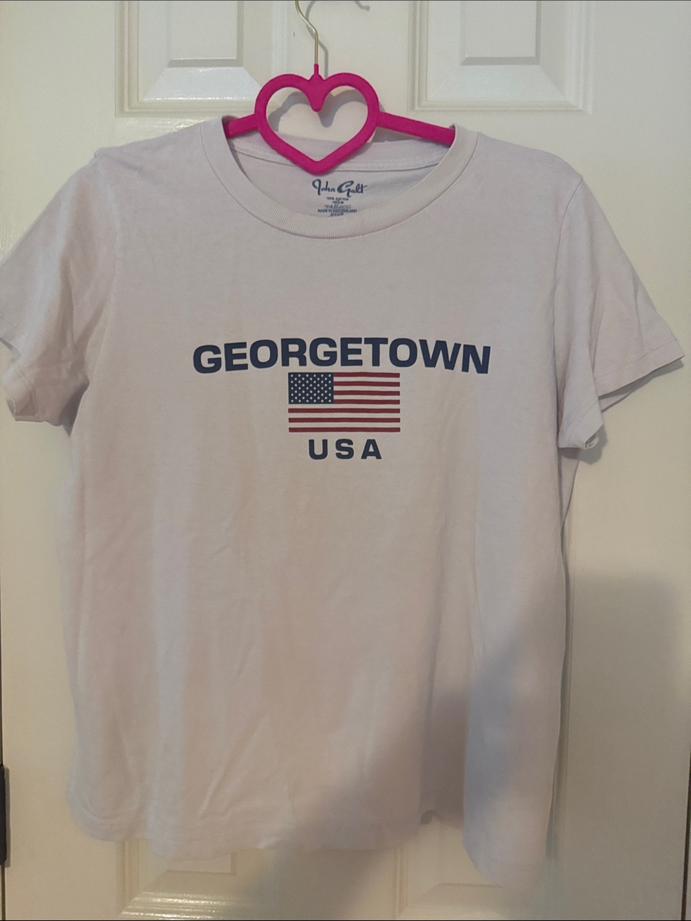 Brandy Melville White USA Tee
